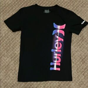 Hurley Kids Black Graphic T-Shirt